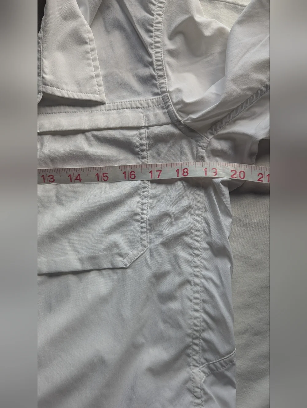 REI Sahara Long Sleeve Shirt Solid White - Picture 13 of 14